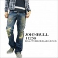 Sewing Chop by JOHNBULL【ジョンブル】”REAL WORKER FLARE JEANS”リメイク・ナチュラルフレアジーンズ【送料無料】