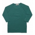 Smokey Wood 7分袖クルーネックカットソー(Green) SW010213