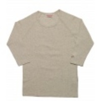 Smokey Wood 7分袖クルーネックカットソー(Natural) SW010213