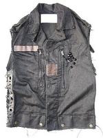 gilet ARMY BLACK VEST:アップザブラケット[UP THE BRACKET]