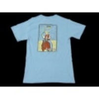 S★古着Tシャツ カウボーイ 水色