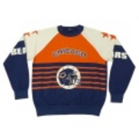 S★古着スウェット 80年代 アメフト 紺他