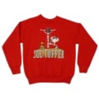 S★古着スウェット 80年代 スヌーピー 赤