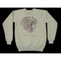 S★古着スウェット 90年代 インディアン グレー霜降