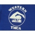 S★古着ビンテージTシャツ 70年代 水泳 YMCA 青