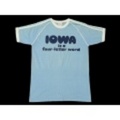 S★古着ビンテージTシャツ 80年代 IOWA 水色