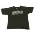 S★古着ビンテージTシャツ 80年代 マンハッタン パキ綿 黒