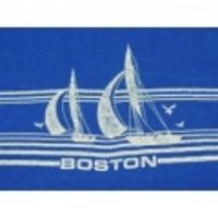 S★古着ビンテージTシャツ 80年代 ヨット 青