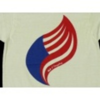 S★古着ビンテージTシャツ 80年代 国旗風 白