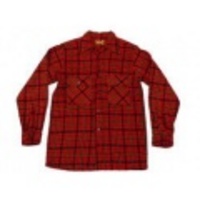 S★古着ビンテージウールシャツ50年代タウンクラフト赤他