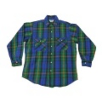 S★古着ヘビーネルシャツ 80年代 ファイブブラザー 青紫他