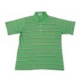 S★古着ポロシャツ ラコステ 黄緑 ボーダー