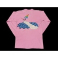 S★古着長袖Tシャツ80年代ウィンドウサーフィンピンク