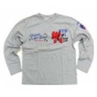 TEDMAN’S【テッドマンズ】長袖プリントTシャツ「DEVILAIRFORSE」【送料無料】