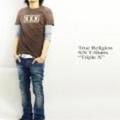 TRUE RELIGION【トゥルーレリジョン】プリントＴシャツ「Triple X」【送料無料】