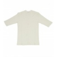 VACATION 5分袖Uネックカットソー(Off White) R-109