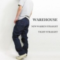 WAREHOUSE【ウェアハウス】タイトストレートデニムNEWWARREN-STRAIGHT」【送料無料】