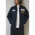 Work Jacket with Pach DN/ ワークジャケット パッチ付き ダークネイビー 006