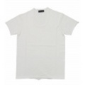 jun hashimoto t ジャージー半袖UネックTシャツ(White) JUS01-SPJ01