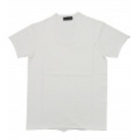 jun hashimoto t ジャージー半袖UネックTシャツ(White) JUS01-SPJ01