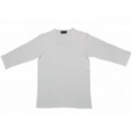 jun hashimoto t フライス7分袖ＵネックTシャツ(White) FUQ01-GFS01