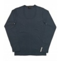 jun hashimoto t フライス長袖UネックTシャツ(Navy) FVU01-GFS01