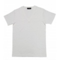 jun hashimoto t フライス半袖VネックTシャツ(White) FVS01-GFS01