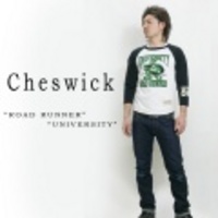 【Cheswick】チェスウィック７分袖Tシャツ”ROAD RUNNER UNIVERSITY”【送料無料】