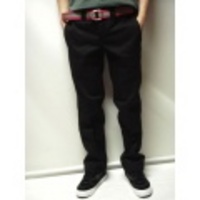 【Dickies】ディッキーズ WP873 ワークパンツ Slim Fit ローライズ BK (ブラック)