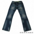 GENNARO（ジェンナロ）　ダスト加工ブーツカットデニム