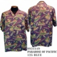 SunSurf アロハシャツ SS34449【PARADISE OF THE PACIFIC】Blue