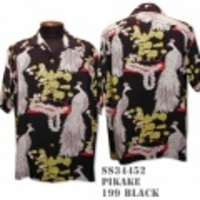 SunSurf アロハシャツ SS34452【PIKAKE】Black