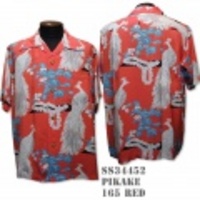 SunSurf アロハシャツ SS34452【PIKAKE】Red