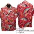 SunSurf アロハシャツ SS34455【CORAL UNDERWATER】Red