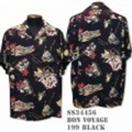 SunSurf アロハシャツ SS34456【BON BOYAGE】Black