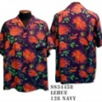 SunSurf アロハシャツ SS34458【LEHUA】Navy