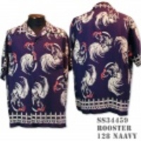 【サンサーフ対象商品10％OFF】SunSurf アロハシャツ SS34459【ROOSTER】Navy【6/30まで】