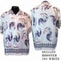 SunSurf アロハシャツ SS34459【ROOSTER】White