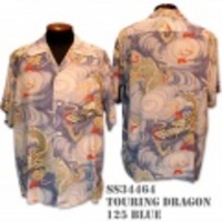 SunSurf アロハシャツ SS34464【TOURING DRAGON】Blue