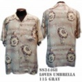 SunSurf アロハシャツ SS34468【LOVERS UMBRELLA】Gray