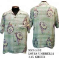 SunSurf アロハシャツ SS34468【LOVERS UMBRELLA】Green