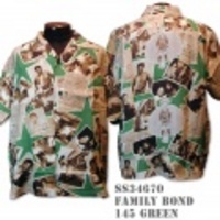 SunSurf アロハシャツ SS34670【KEONI / FAMILY BOND by BROTHER TOM】Green