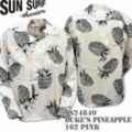 【新生活応援♪ポイント15%】Sun Surf（サンサーフ）アロハシャツ SS24840【DUKE’S PINEAPPLE L/SLEEVE】Pink