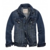 【送料無料】【2010春夏トレンドアイテム】アメリカンイーグルメンズ AE DENIM JACKET (Dark Deep Indigo)