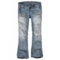 【送料無料】アメリカンイーグルメンズ Bootcut Jean (Light Destroy Wash)