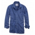 【送料無料】アメリカンイーグルメンズ EAGLE PREMIUM STRIPED SHIRT (Navy)