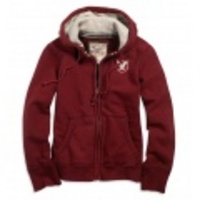 【送料無料】アメリカンイーグルメンズ Eagle Heavy Full-Zip Hoodie (Crimson Smoke)