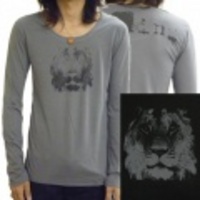 注目の新ブランド♪STUNNING BLUE（スタンニングブルー）　ＴＩＧＥＲ’Ｓ　ＦＡＣＥ　ロングＴシャツ（3COLOR）