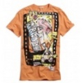 アメリカンイーグル AE GRAFFITI TAXI T (Faded Orange)