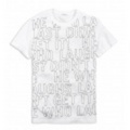 アメリカンイーグルメンズ AE Punch Line T (White)